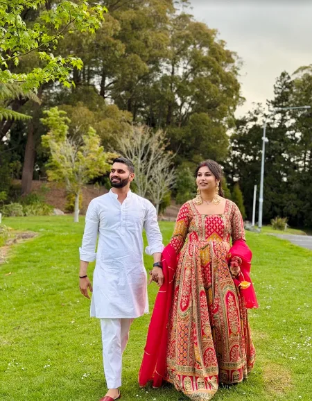 Divya Saini wearing her outfit