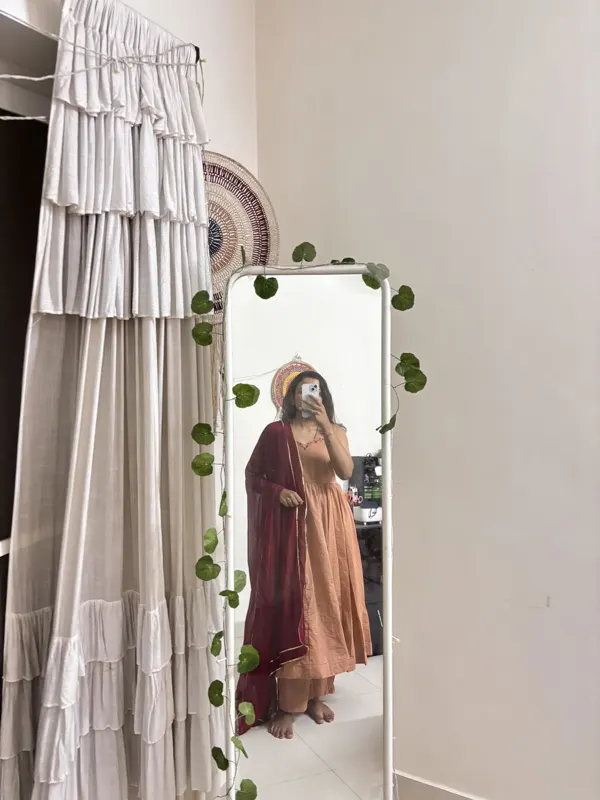 Swatishree wearing her outfit
