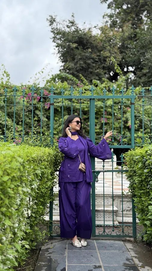 Akriti Sinha wearing her outfit