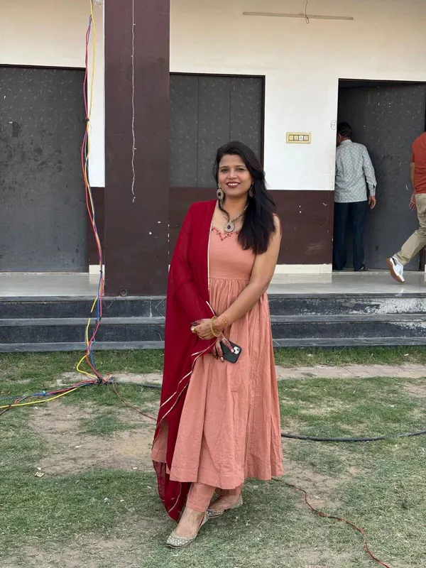 Harsh Wadhwa wearing her outfit